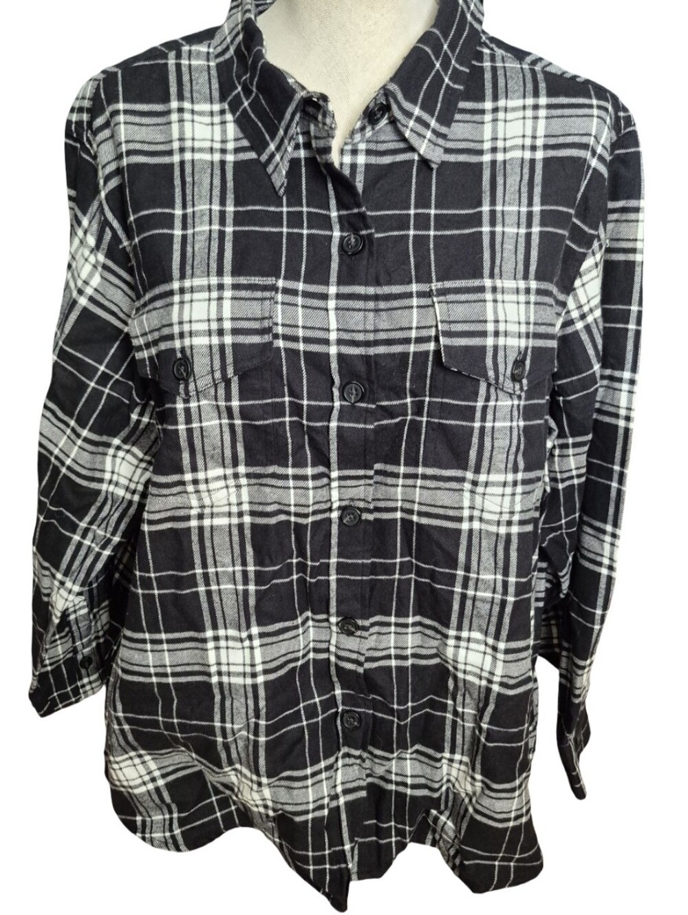 NWT Tilley Size XXL Cotton Flannel Button Front Shirt